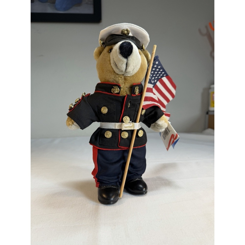 Vintage JJ Wind "Patriot Bear" U.S. Marine Corps Enlisted Dress Blue uniform